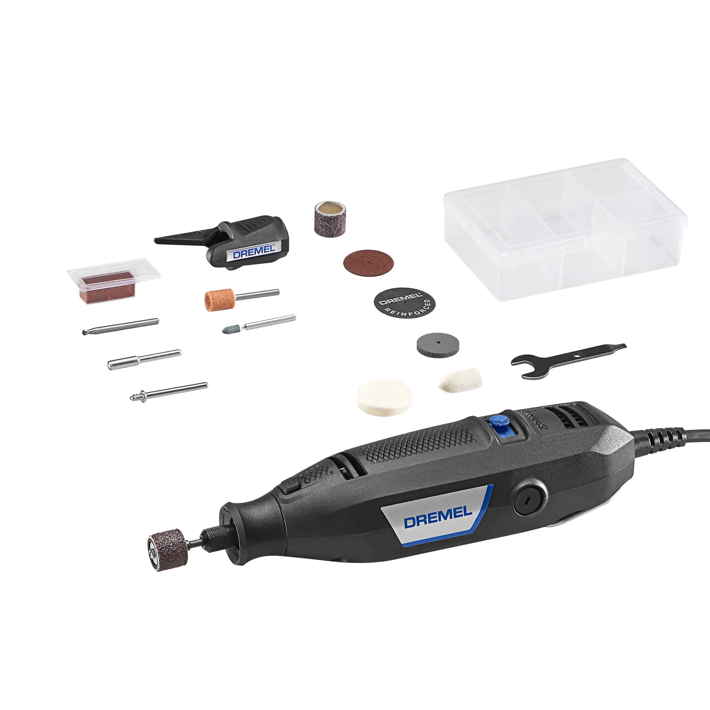 

3100-1/13 1.2 Amp Variable Speed Corded Rotary Tool Kit, 1 Attachment, 12 Rotary Accessories