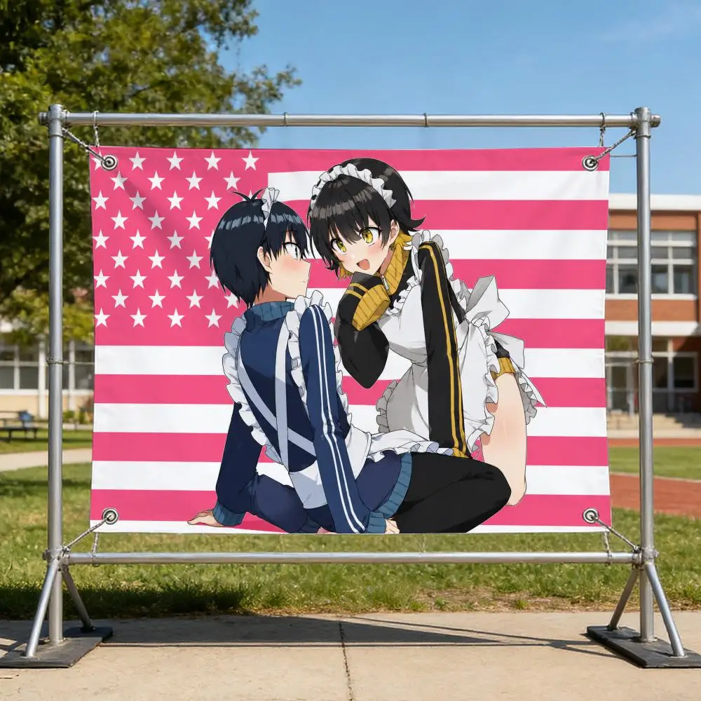 Anime Japanese Dark Drama BLUE LOCK Flags Specialized for indoor and outdoor home decorations, outdoor camping, and bar parties