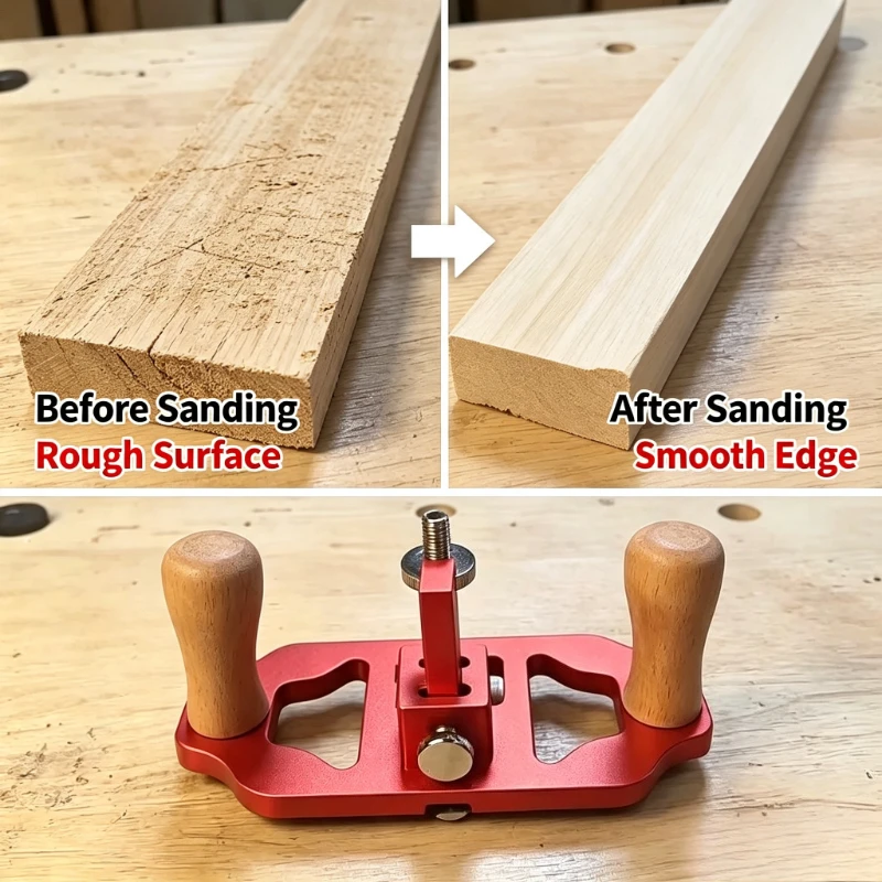 Manual Woodworking Shoulder Plane Bottom Cleaning Draw Shave Single Line Hand Plane for Groove Trimming Wood Slotting Machine