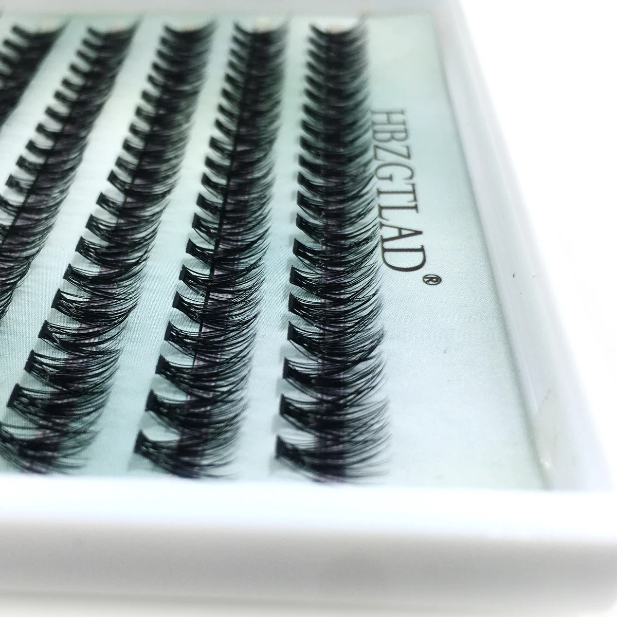 5/12Rows Big capacity Fake eyelashes grafting eyelashes extension lashes eyelash clusters fluffy mink false eyelashes individual