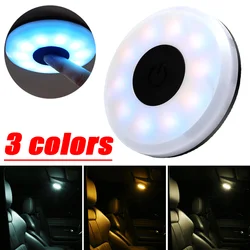 Magnetic Touch Car Reading Light LED Universal Car Interior Night Light Trunk Lighting No Need To Install Rechargeable Light