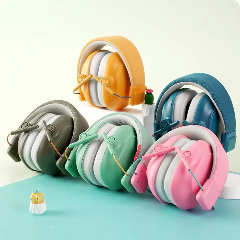 Anti Noise Earmuffs Hearing Protection Noise Cancelling Noise Reduction Ear Protector Adjustable Ear Protection Earmuffs