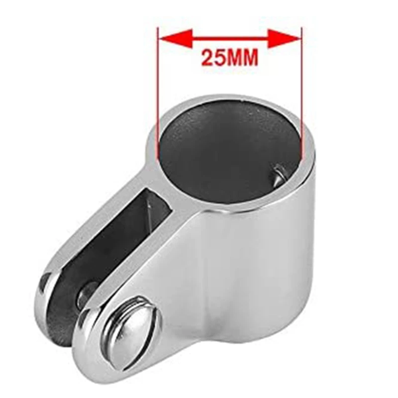 2 Pcs Bimini Top Jaw Slide Marine Boat Hardware Fitting 316 Stainless Steel Inside Dia 1 Inch 25Mm