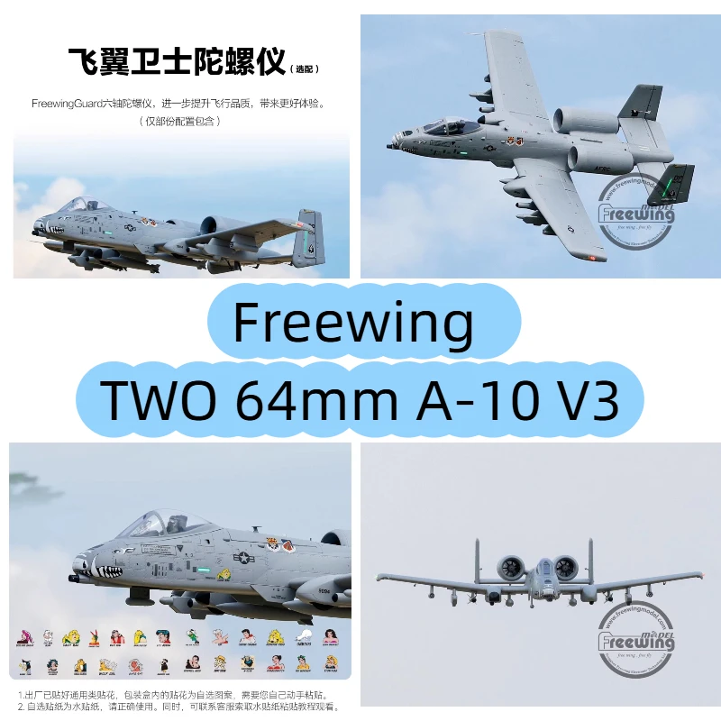 

Freewing Twin 64mm Edf Jet Thunderbolt Ii V3 Rc Airplane Scale Model Aircraft Remote Control Hobby Jet Pnp Version