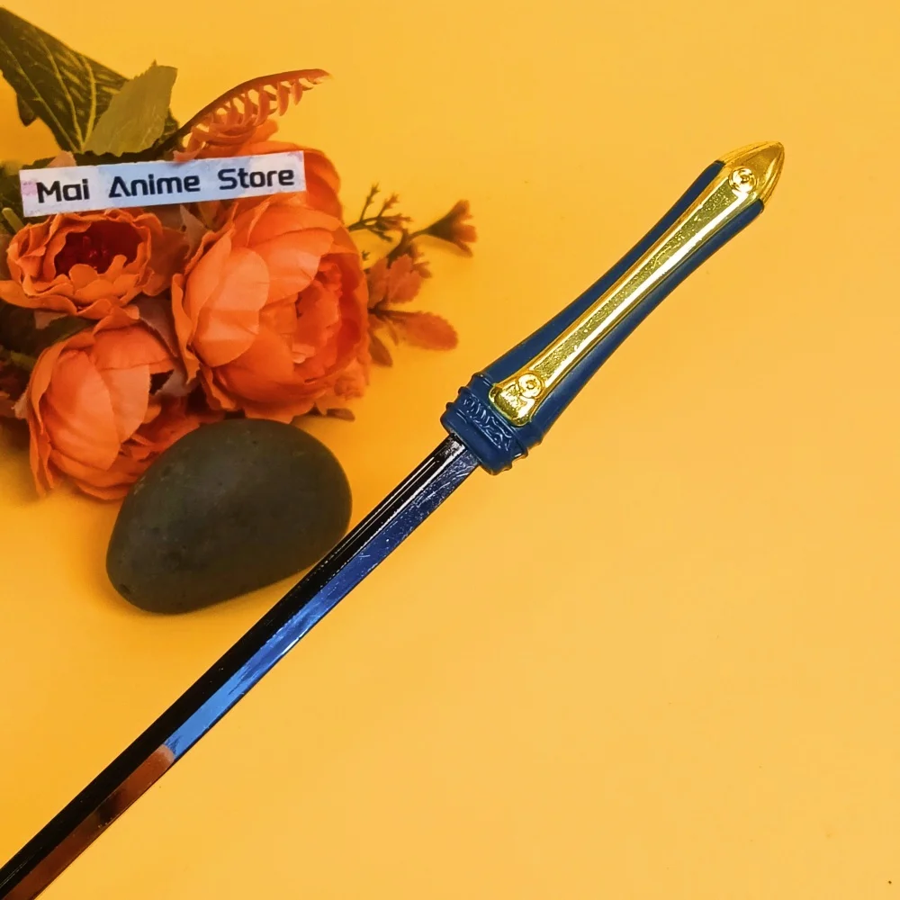 10 بوصة الصلب تشاكا رورونوا زورو كاتانا الحجم الحقيقي اليابانية المعادن أنيمي الحديد النينجا سكين الأصلي الساموراي صابر لعبة غير حادة هدية