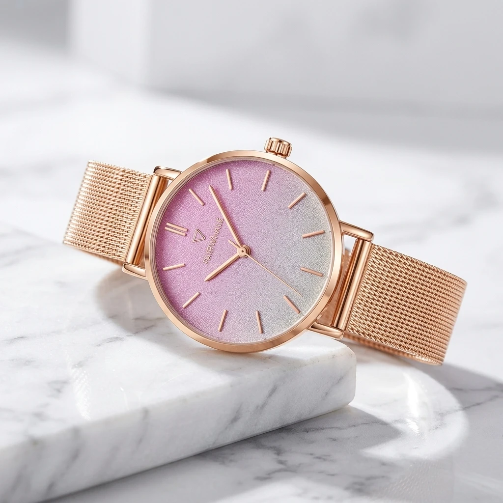 Mark Fairwhale Ladies Quartz W - Mesh Strap Metal ulasan dan harga