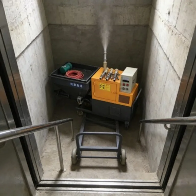 

Cement Wall Plaster Machine with Diesel Engine Pump 220V/380V High Pressure Mortar Sprayer