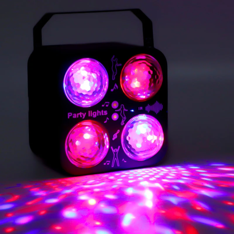 

Voice Controlled LED Disco Ball Light Strobe Stage Lights for Home Children's Room Birthday Karaoke Christmas Decoration