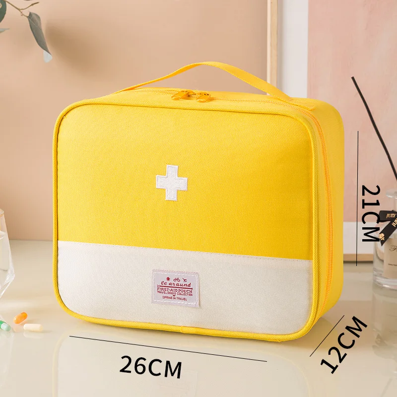 Borsa per medicinali portatile di grande capacità borsa per pronto soccorso borsa per medicinali per la casa borsa da viaggio Anti-epidemia