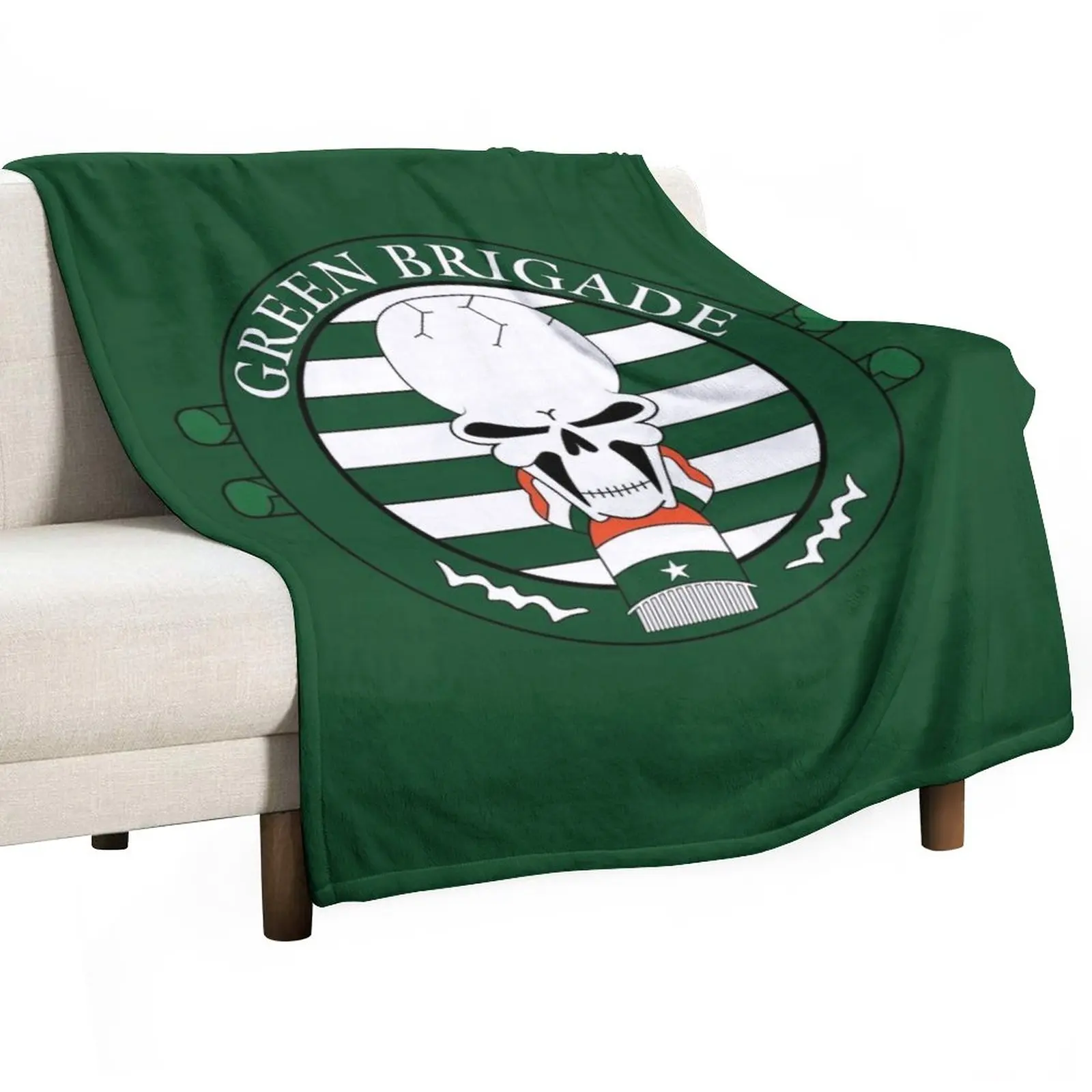 Green Brigade - Celtic Throw Blanket Heavy Blanket Luxury Brand Blanket Plaid Tourist Blanket