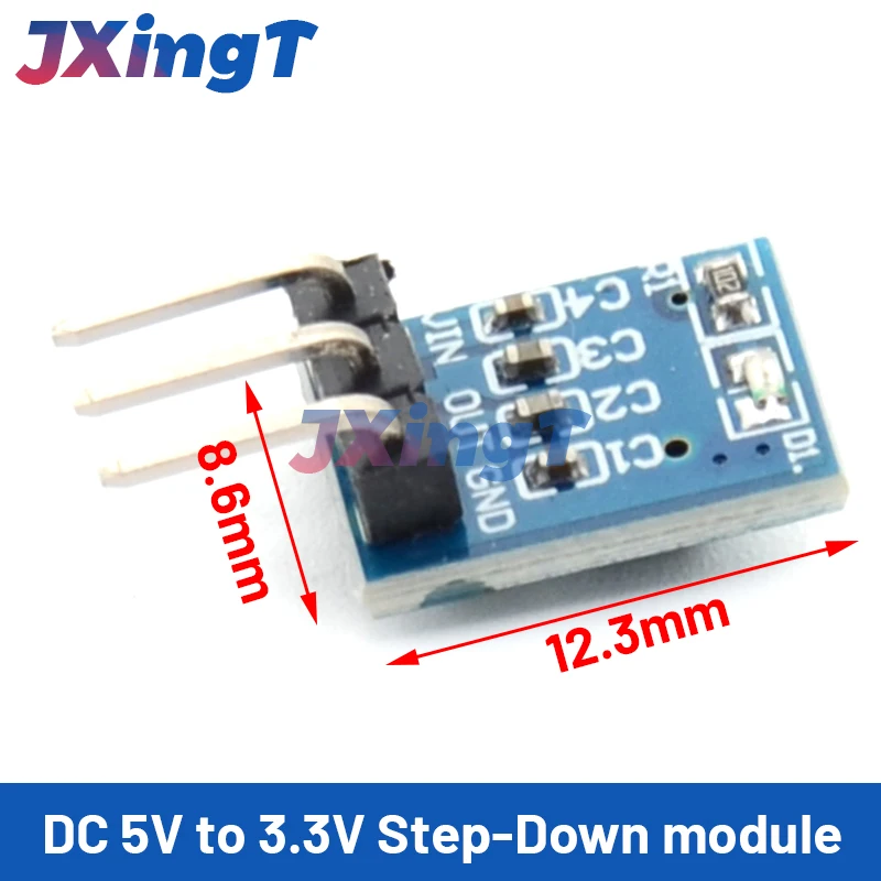 High Quality 1/5/10PCS 5V to 3.3V For DC-DC Step-Down Power Supply Buck Module AMS1117 LDO 800MA