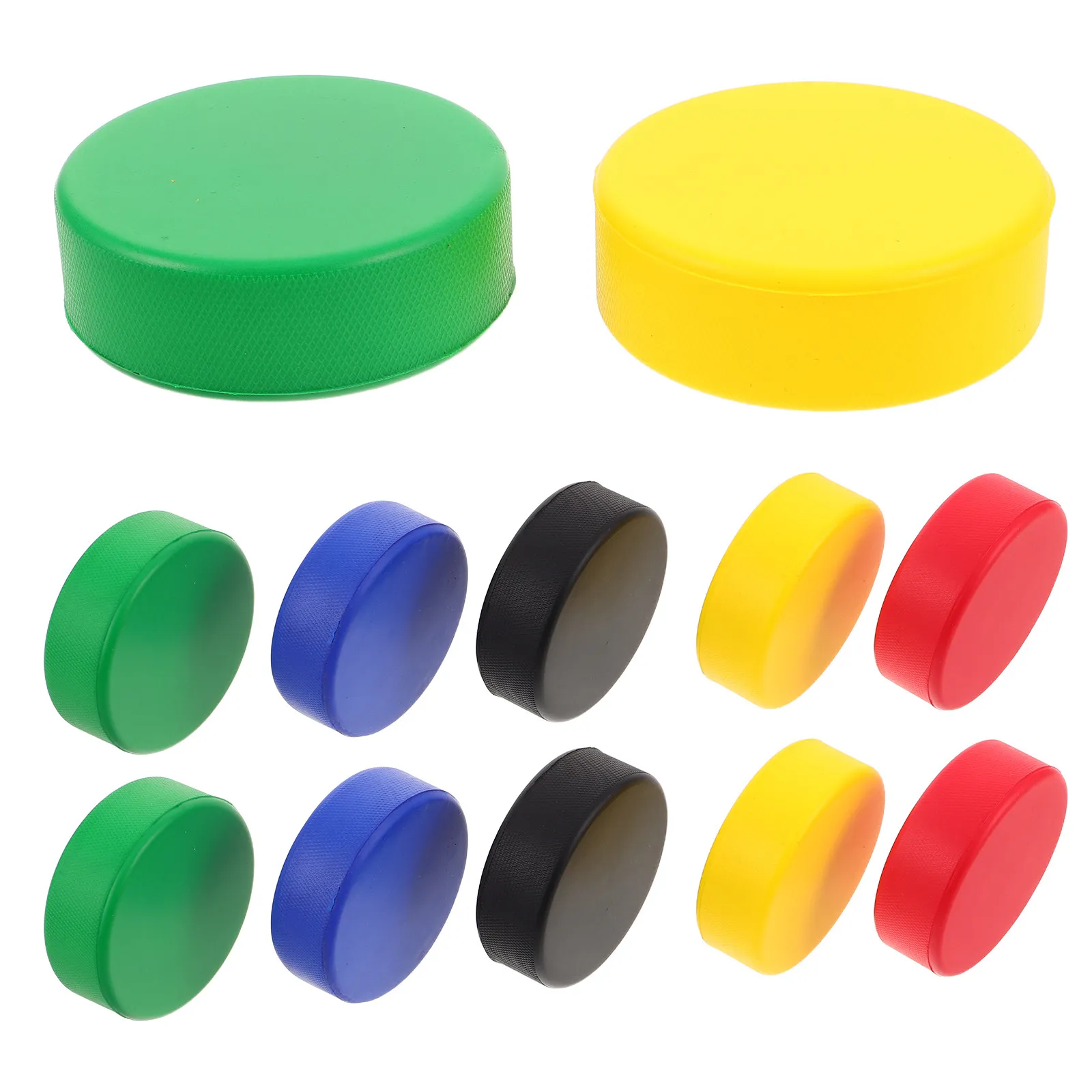 12pcs-ice-hockey-practice-pucks-pu-construction-realistic-design-training-equipment-for-beginners-kids-floor-hockey-rebound