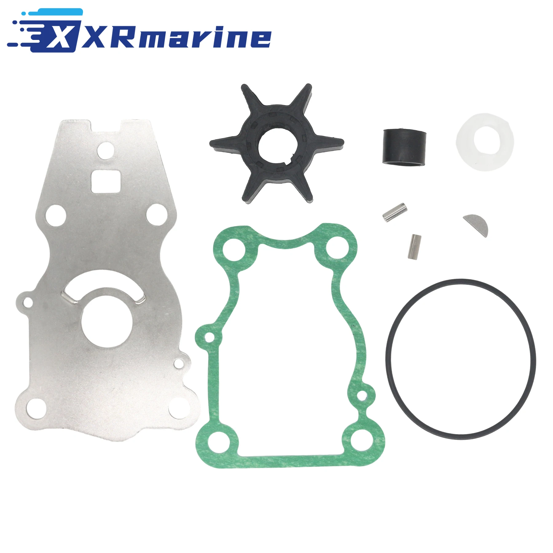 

66T-W0078-01 Fits for Yamaha International 25 30 40 HP Outboard Engine Water Pump Impeller Kit 66T-W0078-00 18-3440
