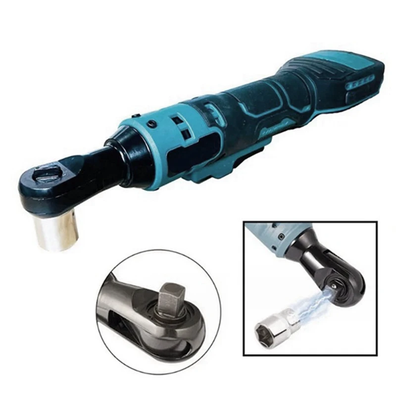 Tournevis Électrique Rechargeable Sans Fil, Écrou de Retrait pour Batterie Makita 18V, 3/8 Pouces