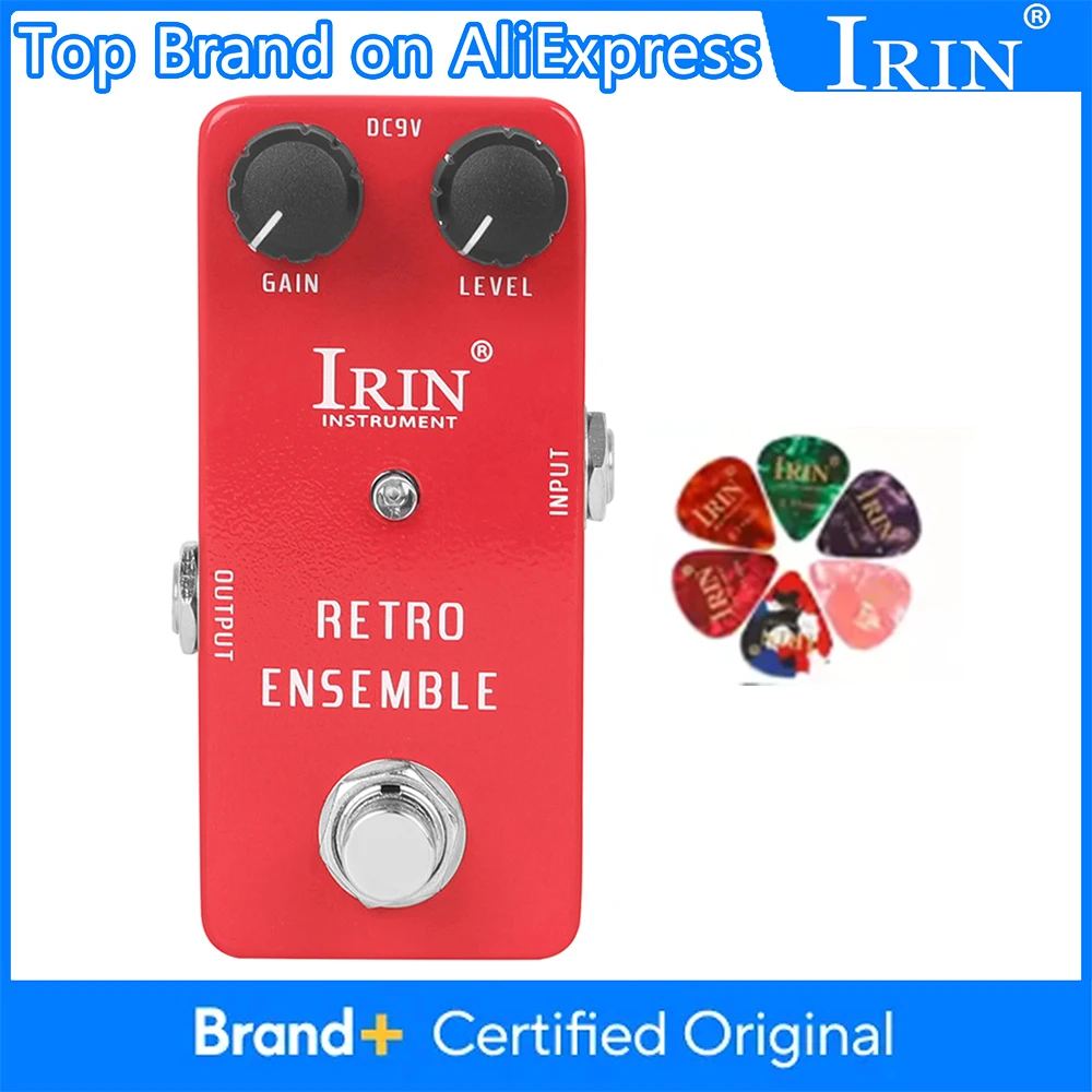 

IRIN RS-05 Retro Ensemble Pedal Guitar Effect Pedal Simulate Retro Chorus Achieve a Clear Transparent Chorus Effects Pedal