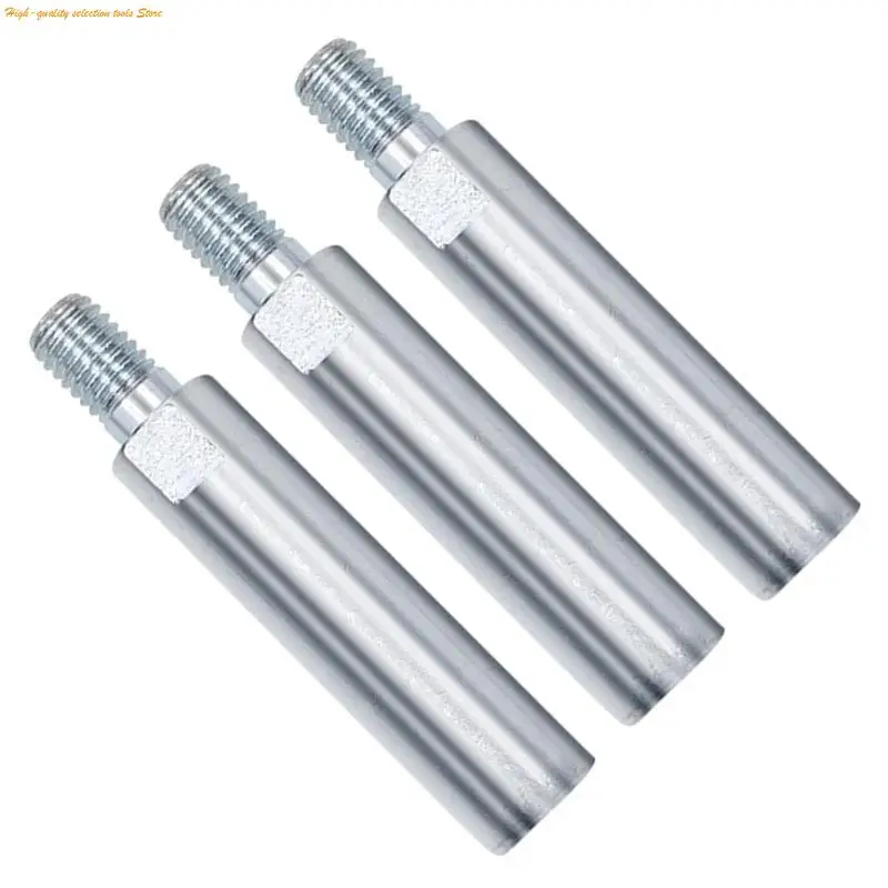 203F 3pcs/Pack Effective Thread 80mm Extension Practical Connecting Rod For Angle Grinder And Car Polisher
