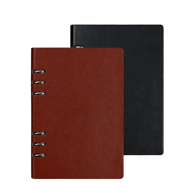 A4 B5 a5 a6 Loose-leaf Notebook Diary Notepad Leather School Agenda Note Books Travelers Journal Stationery Libreta Sketchbook