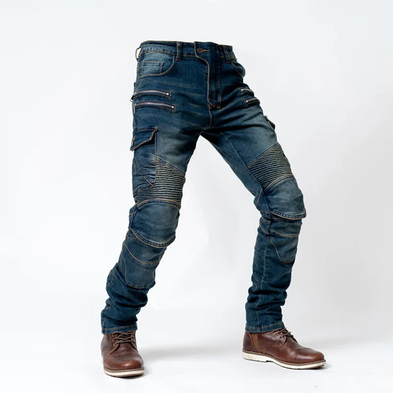 Motorcycle Riding Jeans Anti Falling Motorcycle Brigade Motorcycle Rider Pants Equipment Pants Men Fashion Jeans Casual Trousers
