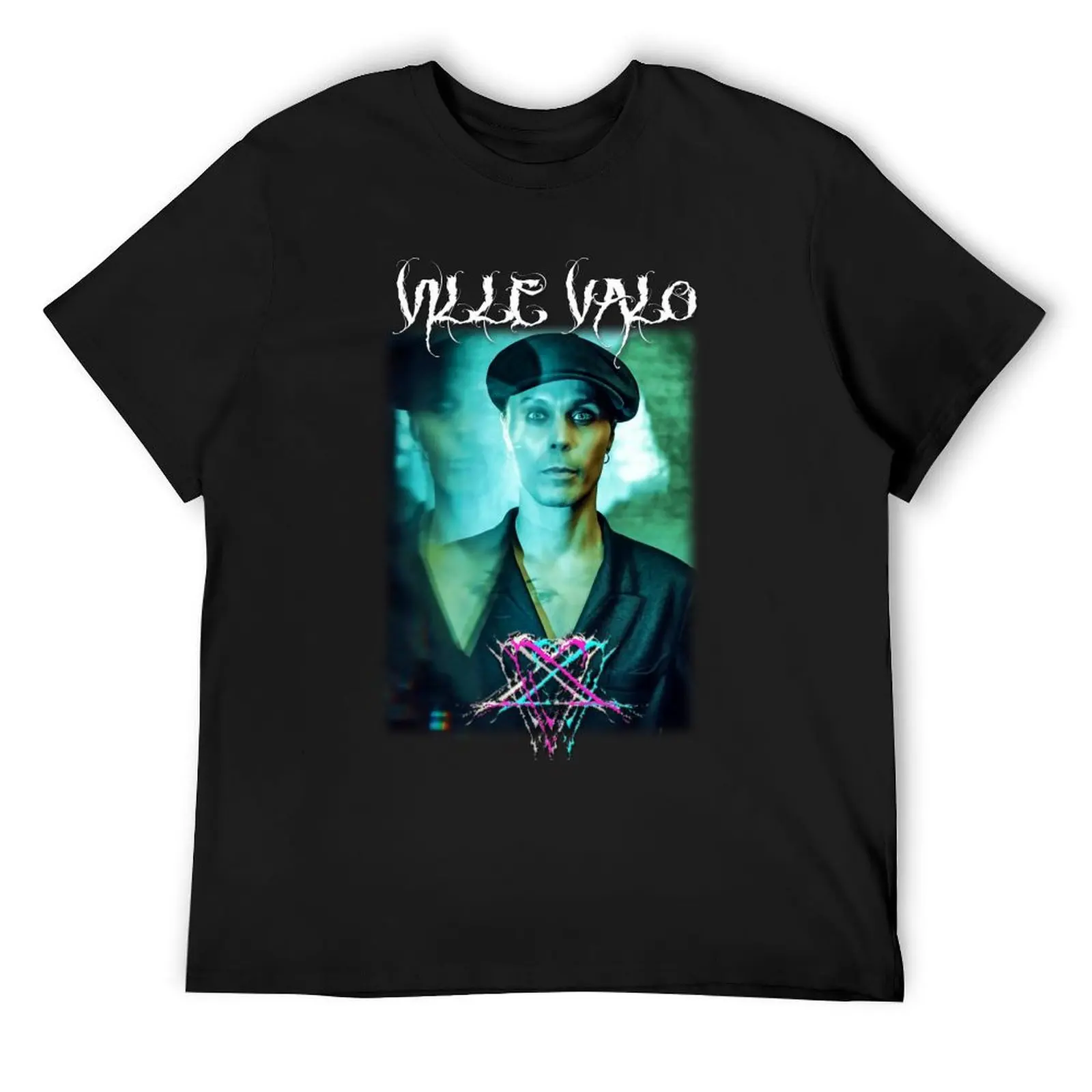 

Ville-Valo_Neon__NOIR T-Shirt street wear cotton man t-shirts anime shirt tshirts for men