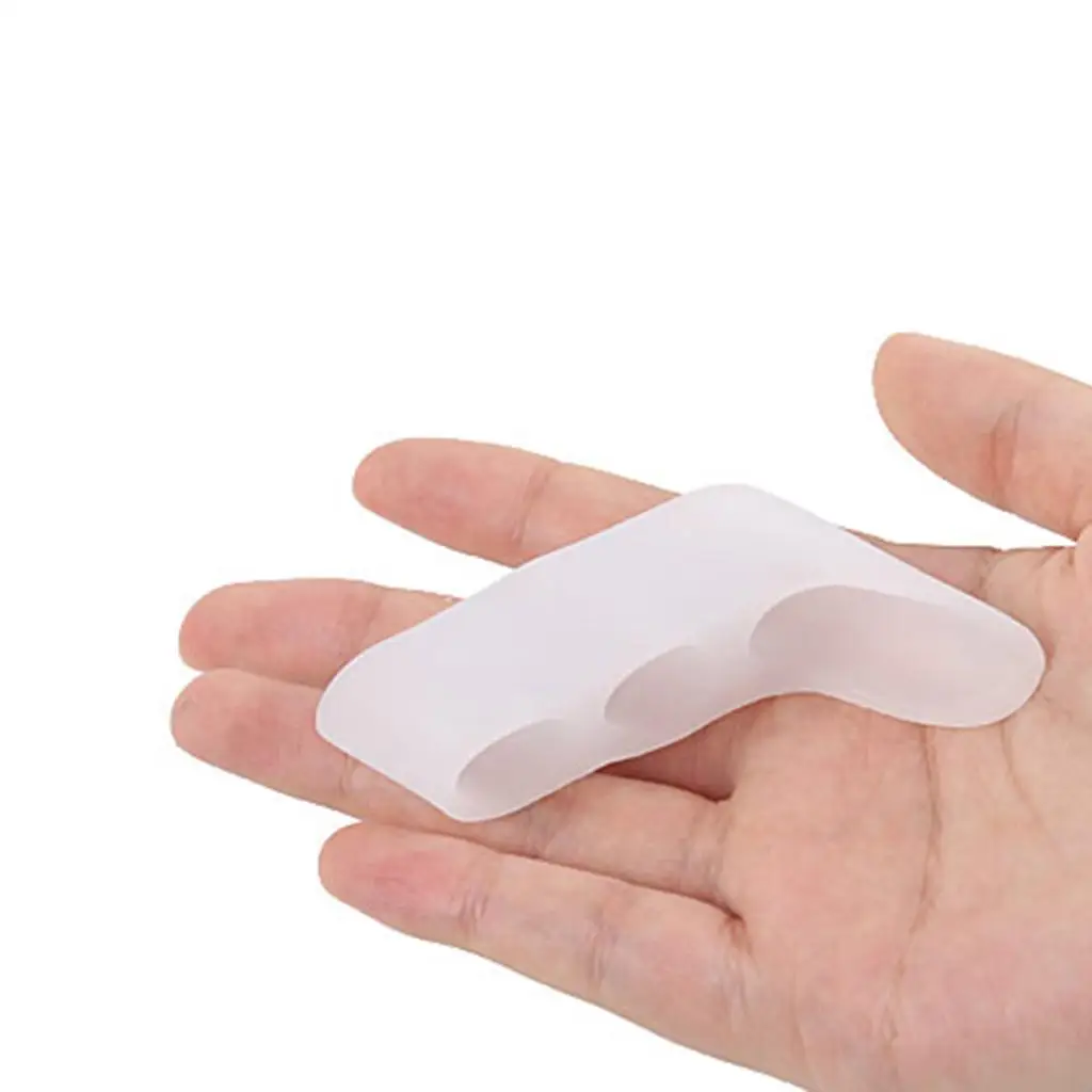 Unisex Toe Wraps Pinky Toe Valgus Corrector Comfortable Toe Separators Gel for Tailors Bunion Overlapping Toe Alignment