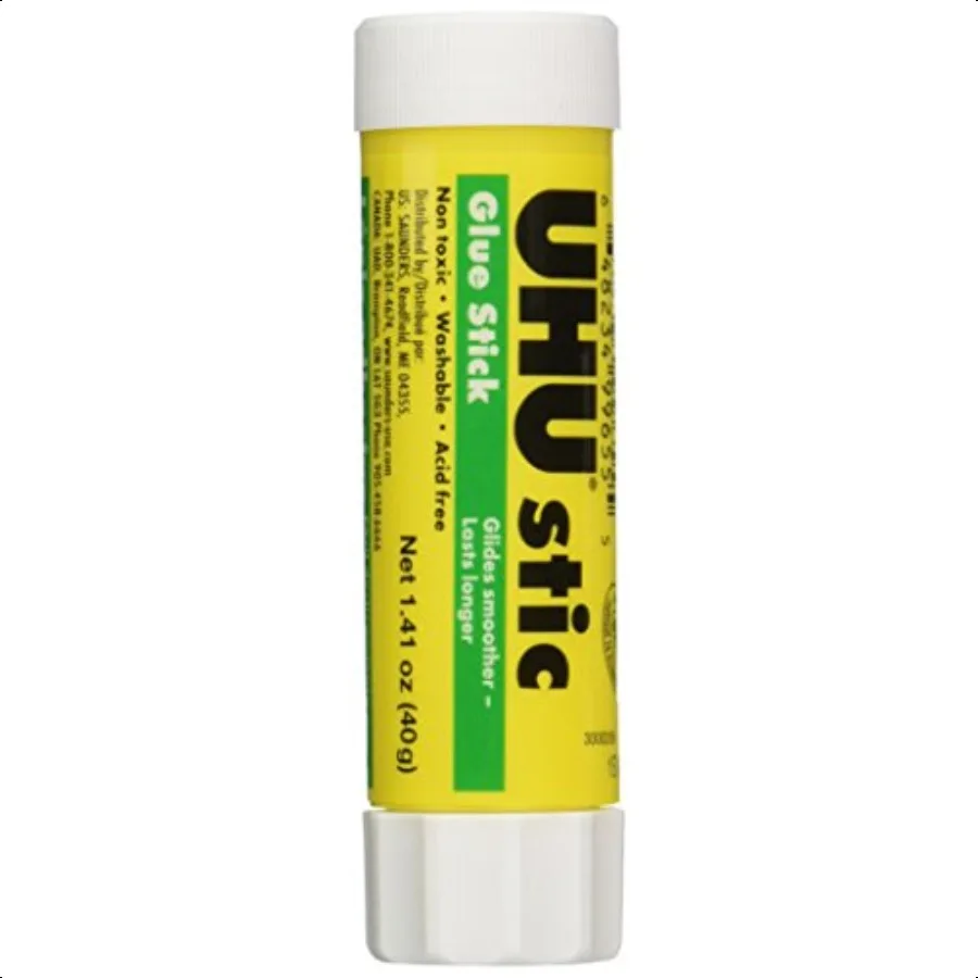 

99655 Glue Stick 1.41 oz Pack of 6 Clear White