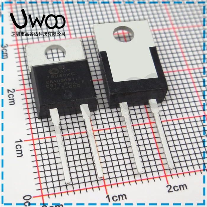 100%Original New  APT15D60KG 15A 600V TO220  APT20M22LVR 100A 200V TO264