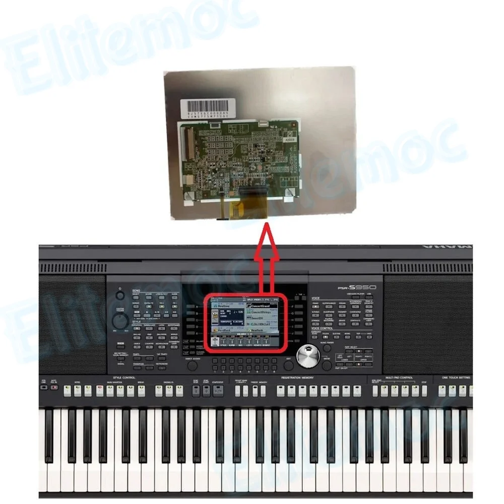

LCD Display For Yamaha PSR S950 S910 Screen Piano Accessories Replacement