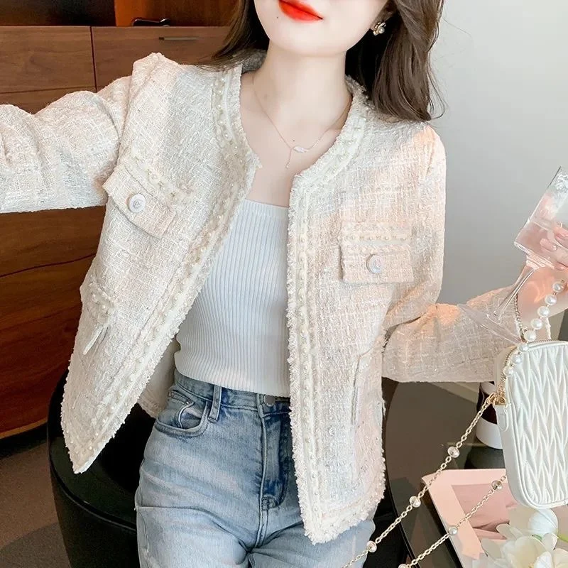 Tweed Jacket Slim F… - image