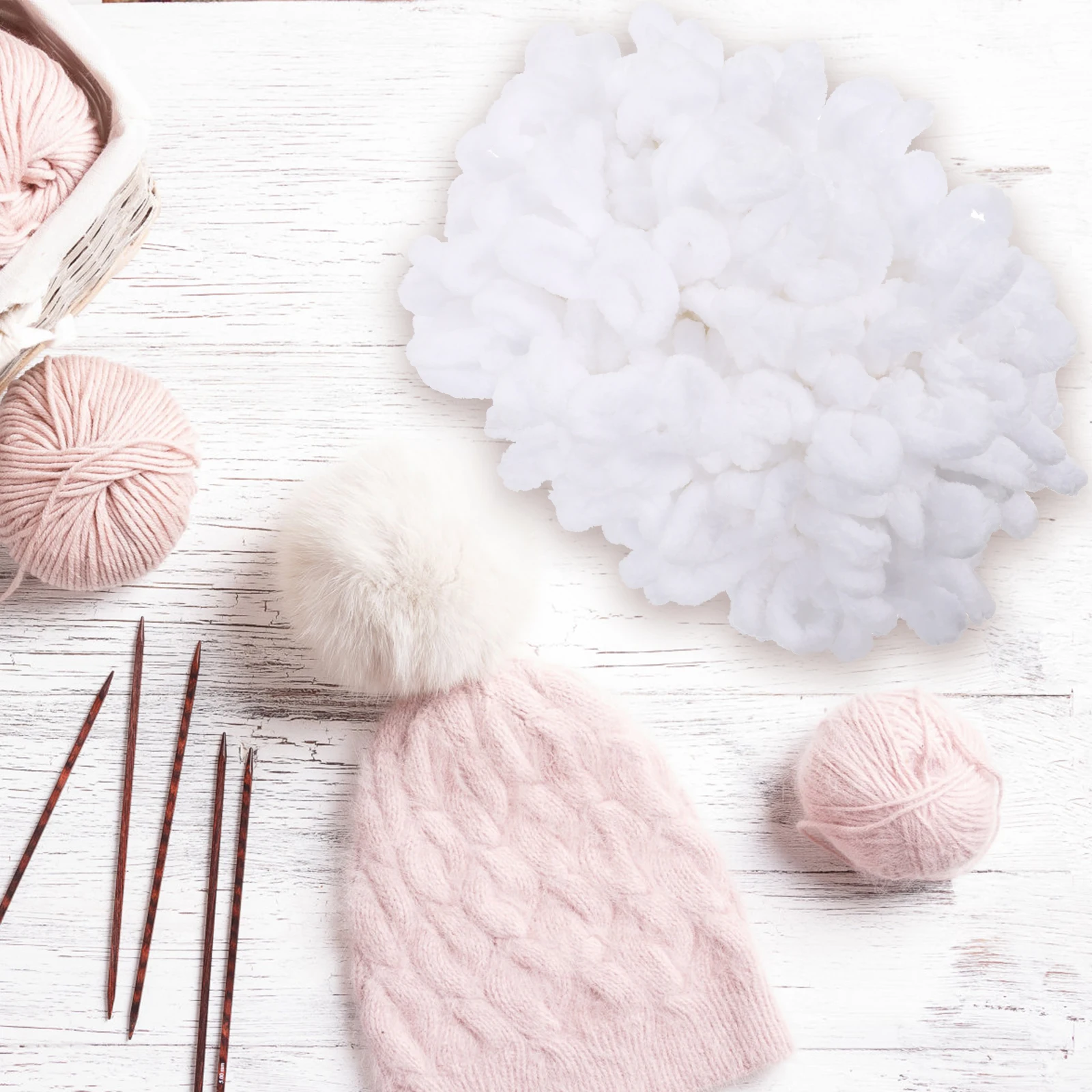 

1 Roll Soft Premium Wool Yarn For Knitting Crochet Diy Crafts Thick Comfortable Skin-Friendly Handmade Gift Projects Woolen Yarn