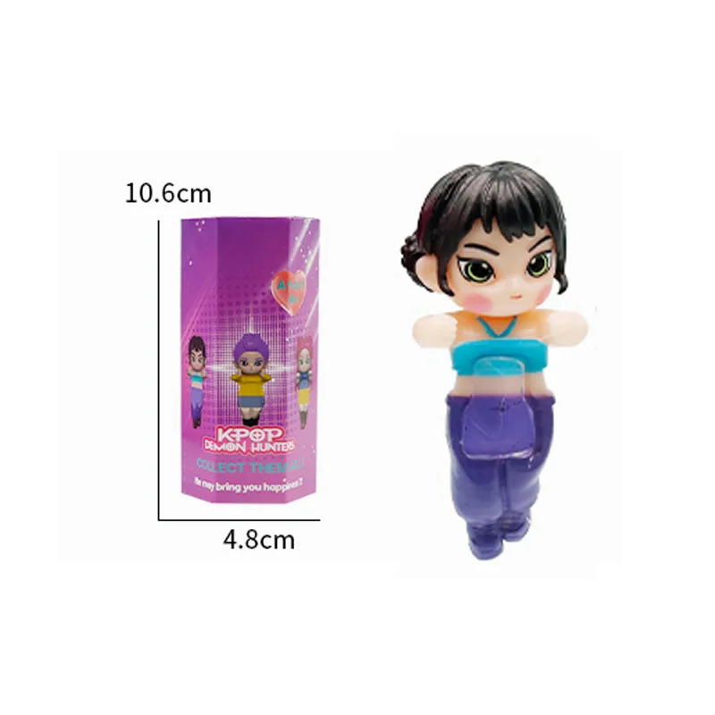 Nowość-Hit 2025 K-pop Demon Hunters Kolekcjonerskie Mini Figurki Blind Box Derpy Tiger Rumi Mira Zoey Sussy Doll Prezent dla Fana na Boże Narodzenie