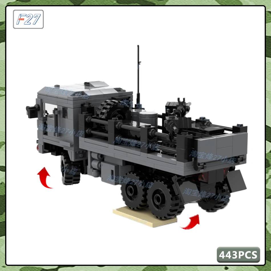 MOC Military Series Build Block US Army WARRIOR Infantry Fighting Vehicle Building Block Model Bricks Toy Kit Children Toy Gift