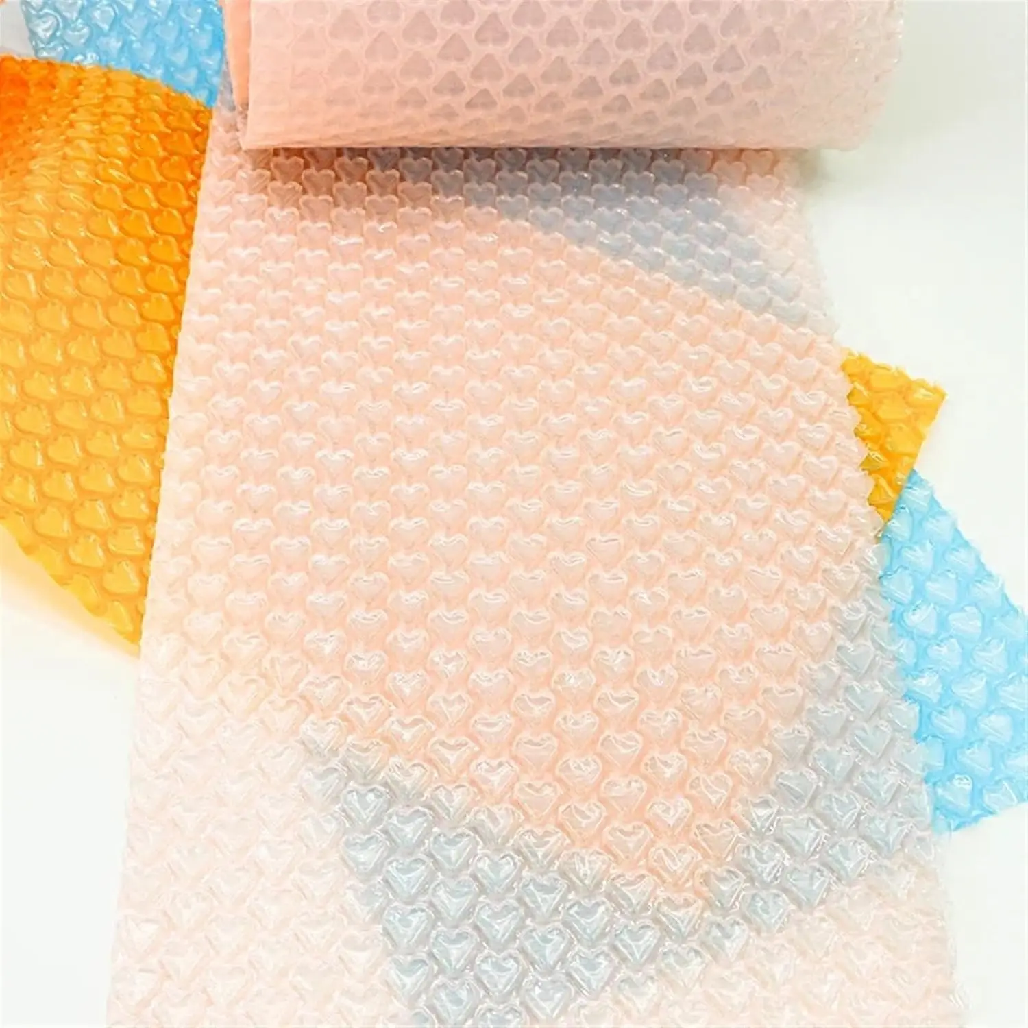 Seven Color Styles of Heart-shaped Bubble Wrap , Each 30cm Wide 5M /10M Lengths, Perfect for Making A DIY Tutu Skirt for A Party