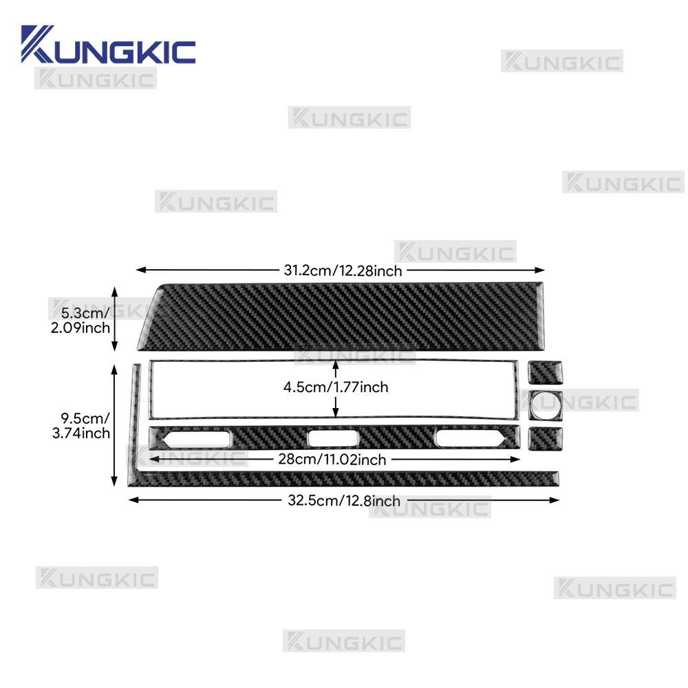 

Real Soft Carbon Fiber For Mercedes Benz SL R129 1990-1994 1995 1996 1997 1998 1999 2000 2001 2002 Car Central Air Vent Sticker