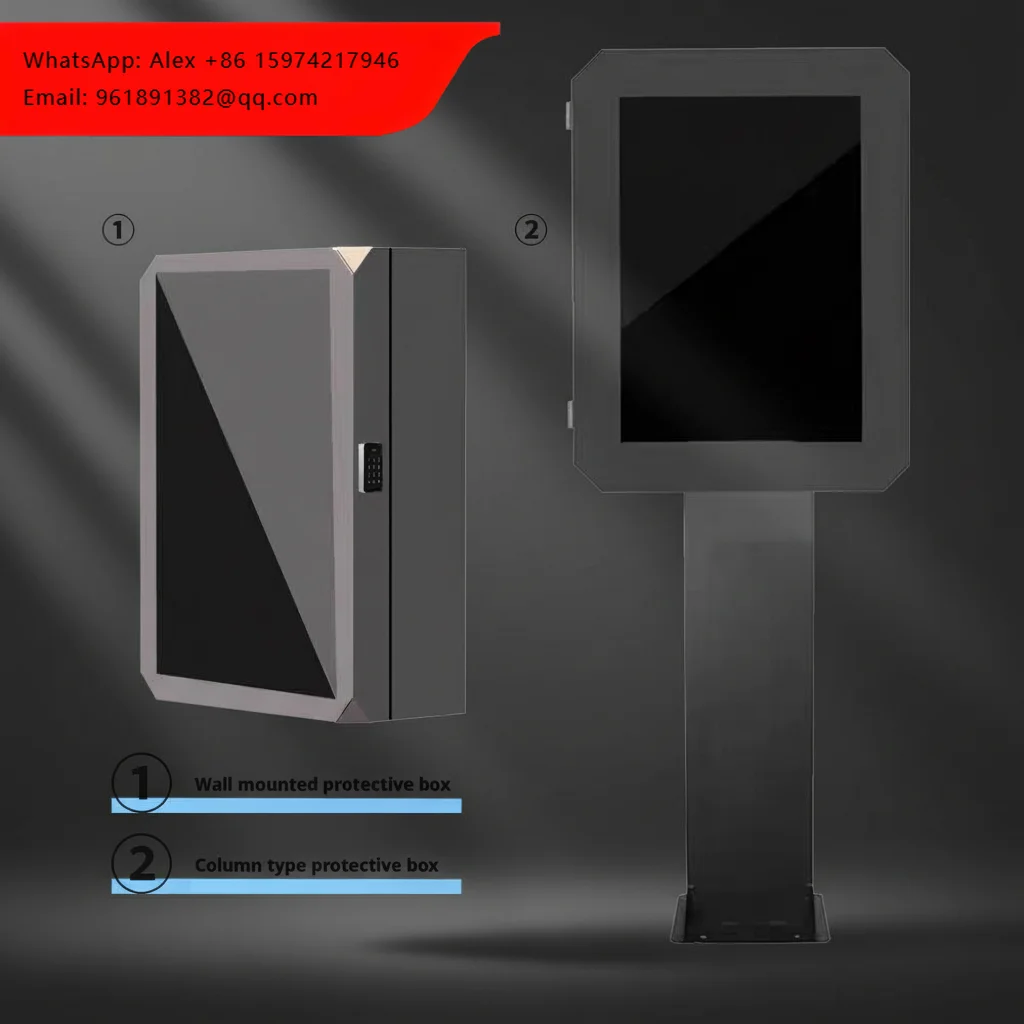 

New Full Screen EV Charging Station (WallBox) 7kW AC/DC Fits For NEVs Outdoor Protection Solar/Vent/Temp Display Wall-Mounted