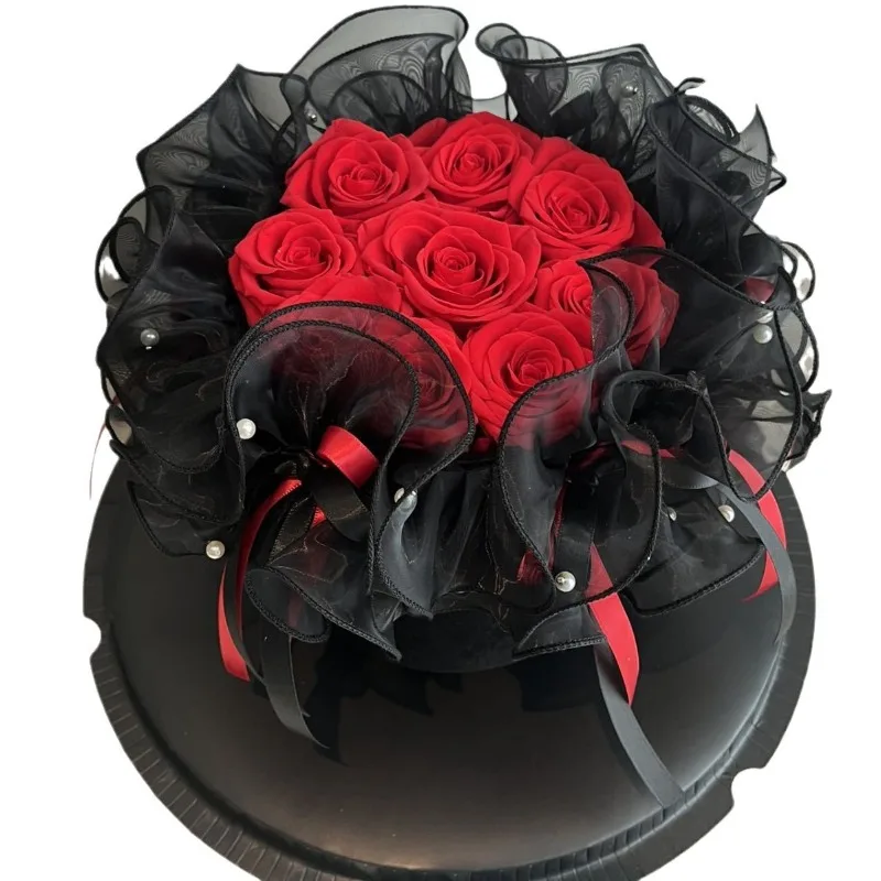 Ballet hug bucket, Valentine's Day gift, immortal flower rose bouquet