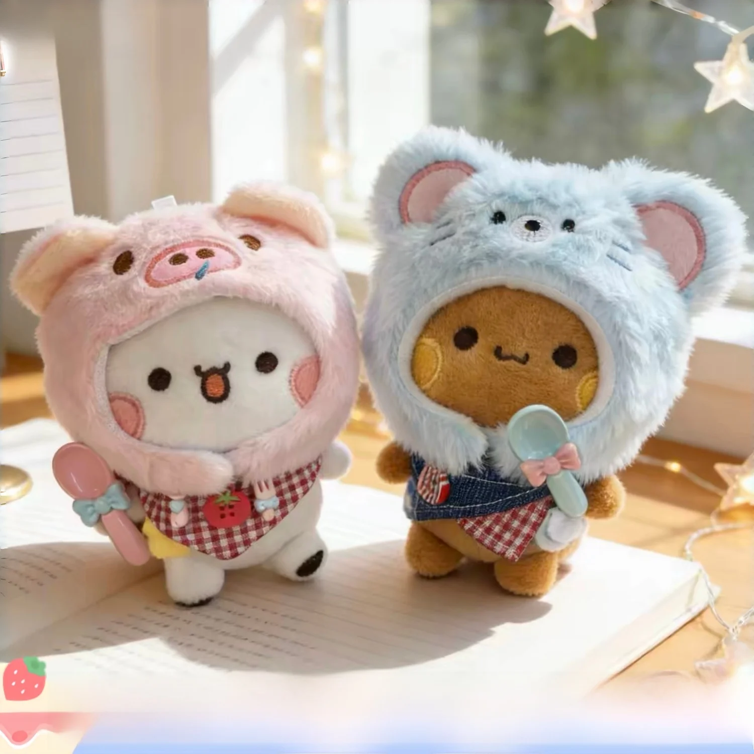 jcknbj-porte-cles-en-peluche-11-cm-style-couple-cadeau-d'anniversaire-pendentif-de-sac-jouet-doux-accessoire-de-sac-pour-meilleurs-amis