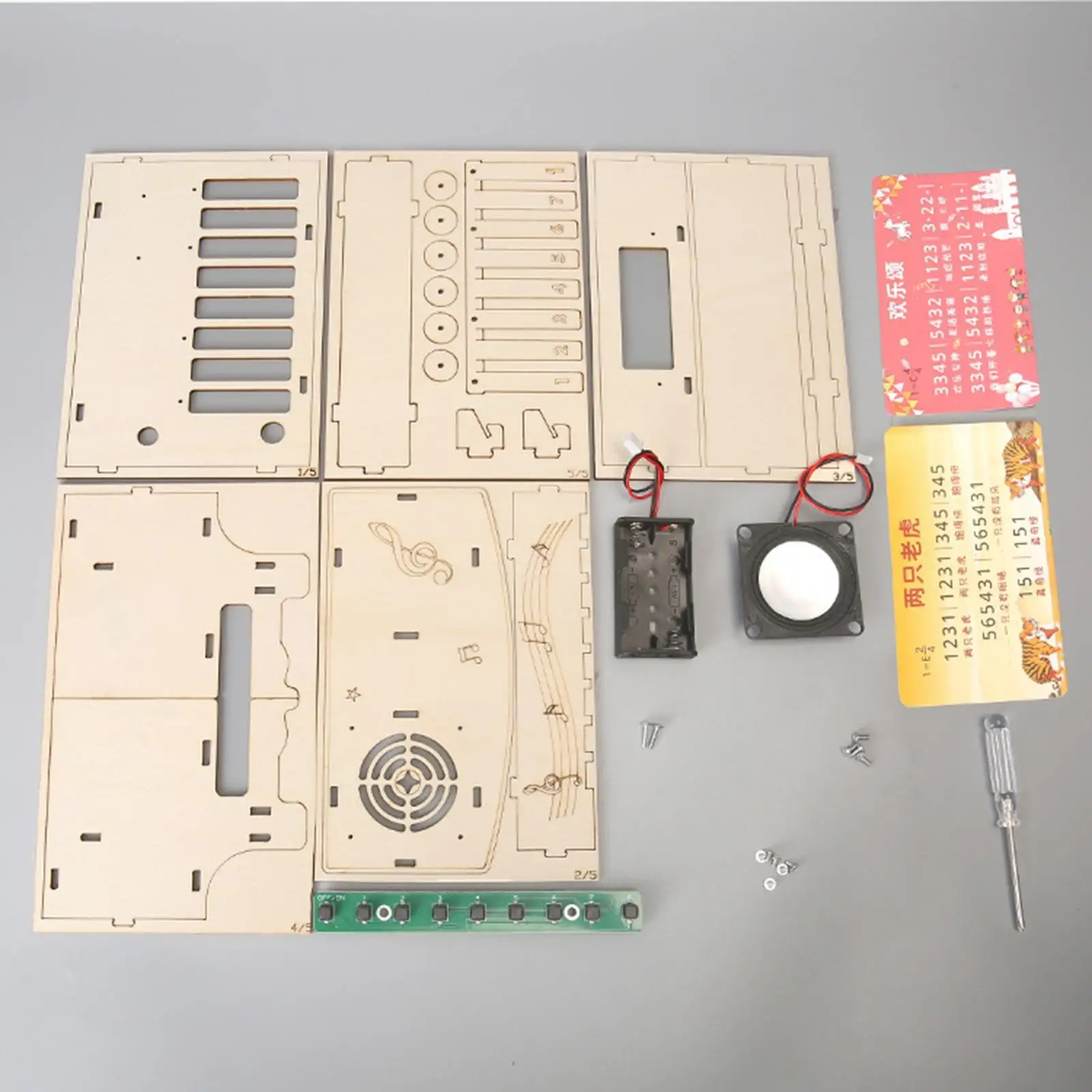 

Детский набор для изготовления моделей электрического пианино «сделай сам», подарок, креативные образовательные поделки
