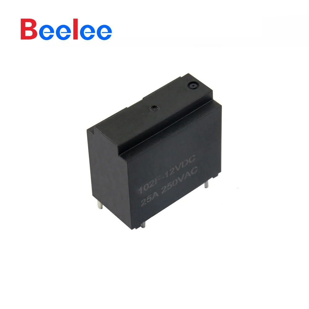 50PCS GBeelee BL-JDQ-102F Produsen China OEM Relay Daya Tinggi 12v 4pin 20a 25a Relay Mini Pcb 250vac Relay Listrik Untuk AC