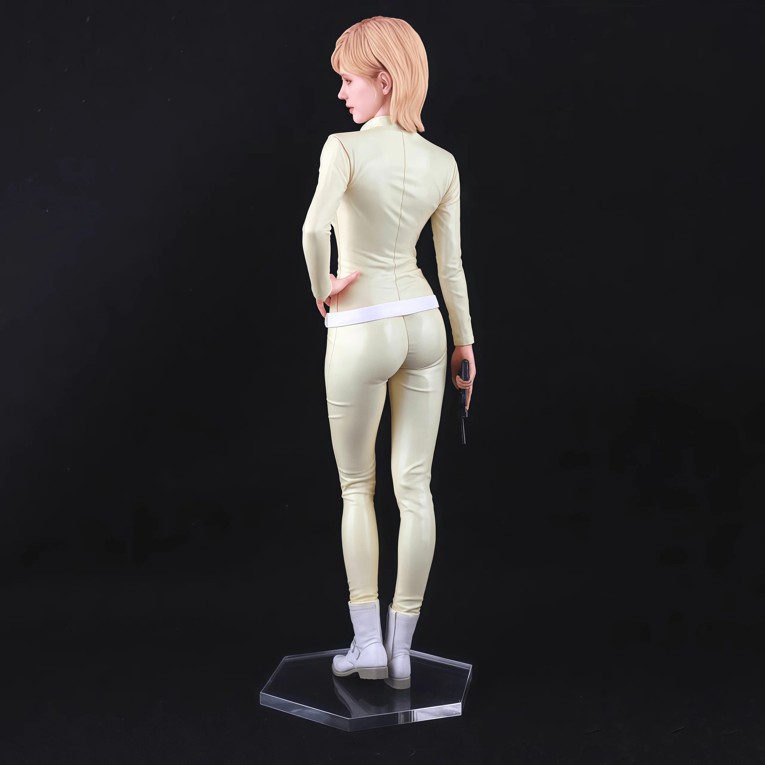 1/12 Cast Resin Model, Female Spy, Uncolored Model Needs To Be Assembled