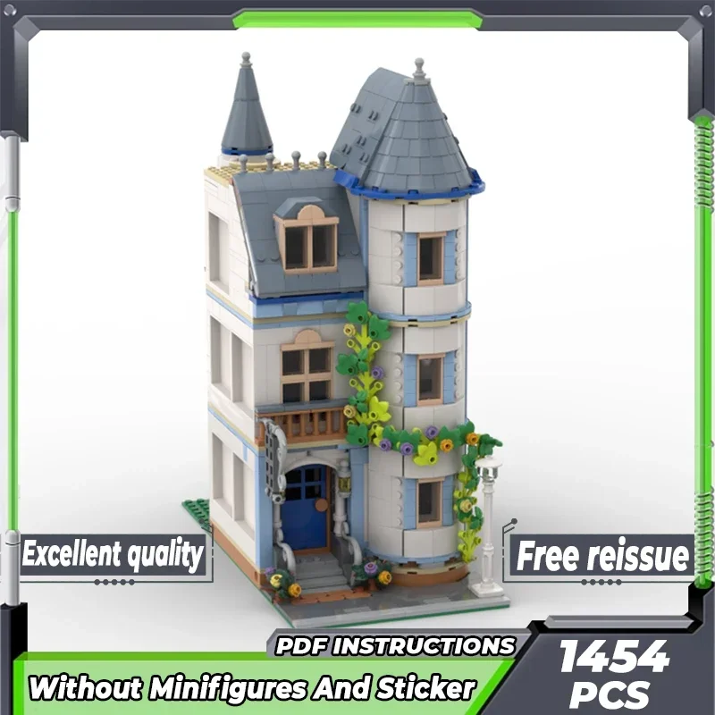 Modern Fortress Model Moc Building Bricks Modular Castle BnB Technology Modular Blocks Gifts Christmas Toys DIY Sets Assembly