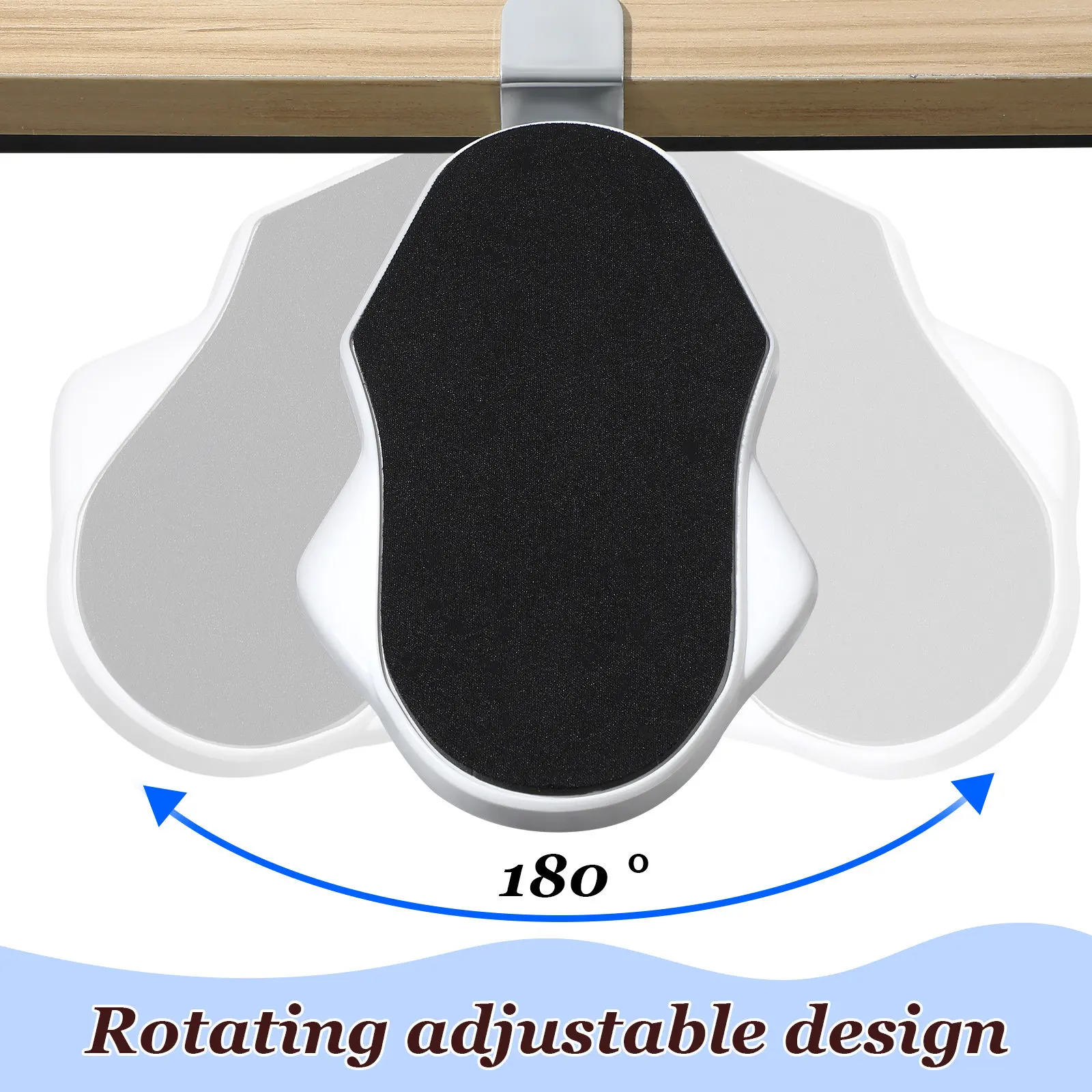 Foldable Computer Desk Armrest Support Ergonomic Wrist Rest Pad