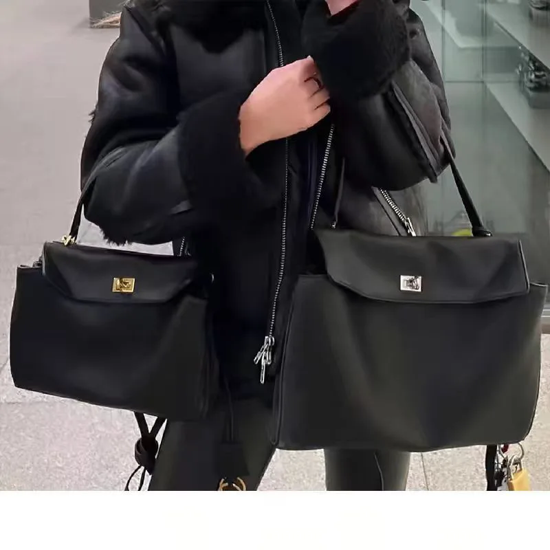 2026 New Genuine Leather Women's Shoulder Bag Large Capacity Cowhide Crossbody Handbag Fashion Commuter Tote Purse Luxury Styles