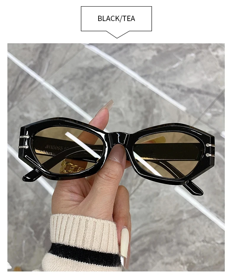 Cateye Vintage Sonnenbrille Für Frauen Retro Mode Cat Eye Sonnenbrille Anti-Uv Reise Angeln Brillen Oculos De Sol UV400 – Detail 13