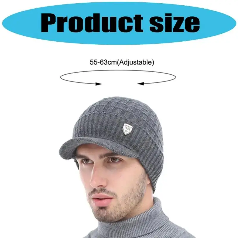  Hat Neck Warmer Combo For Winter Cold Weather Acrylic Set