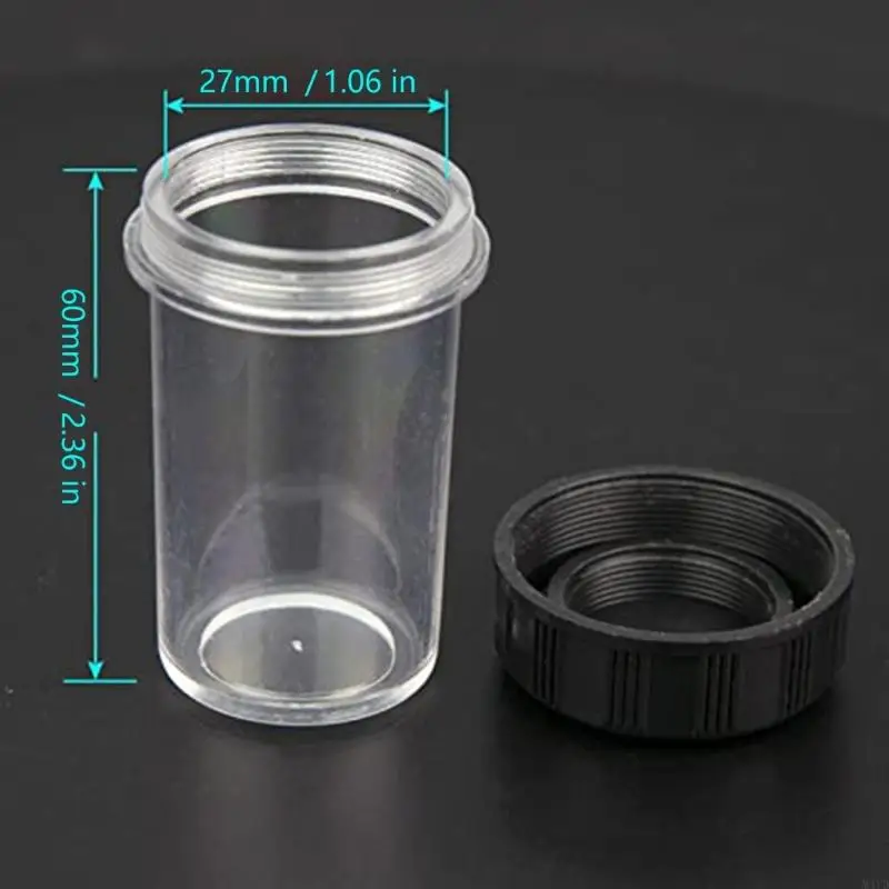 顕微鏡アクセサリー RMS ネジ対物保護ケース収納ボックス生物顕微鏡対物レンズコンテナ M4YD