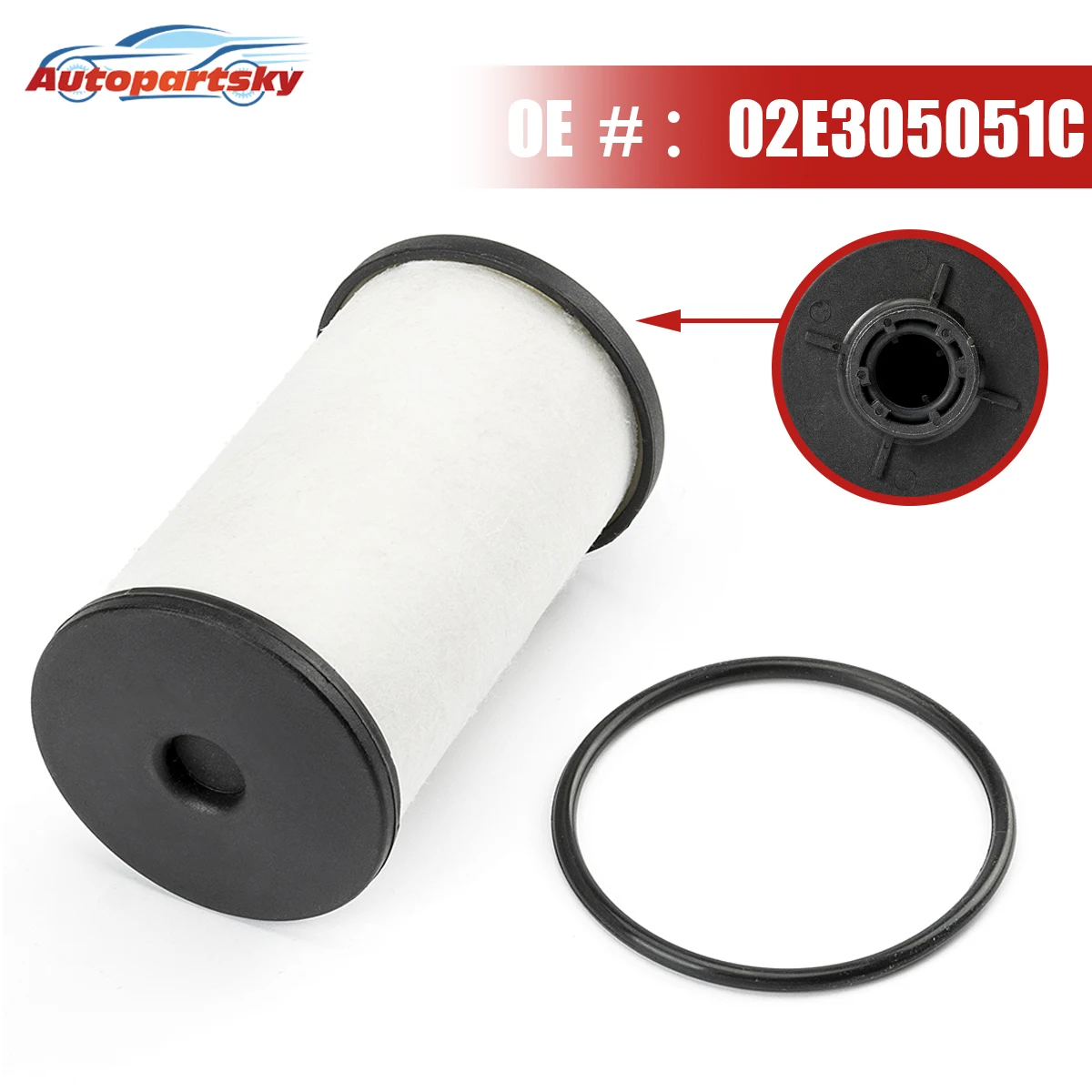 

02E305051C DSG6-speed DQ250 Transmission Canister Filter Core For Audi A3 TT For VW Passat B6 B7 JETTA MK5/6 02E-305-051-C