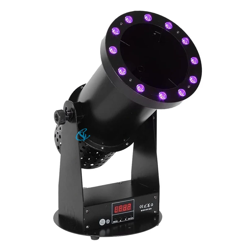 Imagem -02 - Led Elétrica Confetti Blower Machine 1500w Canhão Profissional Controle Remoto Dmx512 Palco Casamento