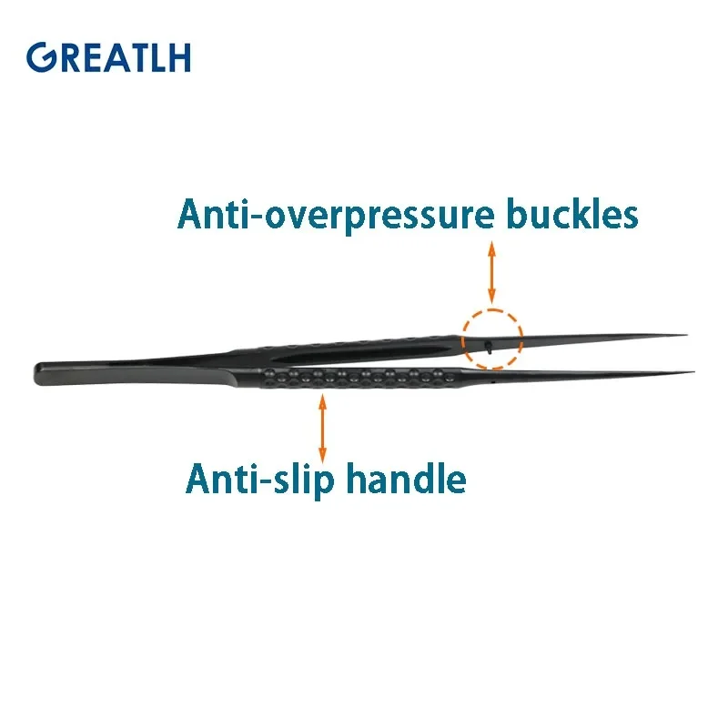 Ophthalmic Micro Scissors Forceps Crescent Type Scisssors Straight Curved Scissors Stainless Ophthalmic Instrument Autoclavable