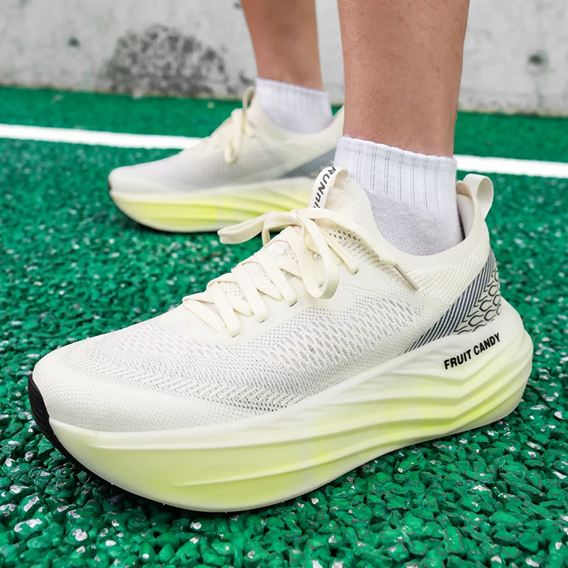 أحذية رياضية رجالية فاخرة - مدرب كاجوال مسامي، أحذية جري عصرية وأحذية تنس بدون كعب للرجال