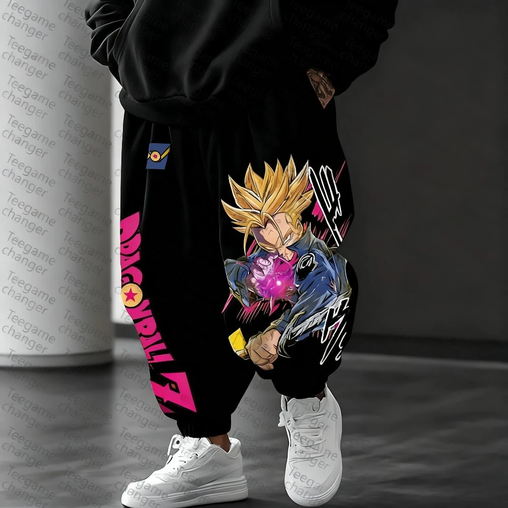 

Anime Dragon Ball Autumn Winter Men's Women's Loose Oversized Y2k Harajuku Trousers Leggings Running Fitness Jogging Trousers
